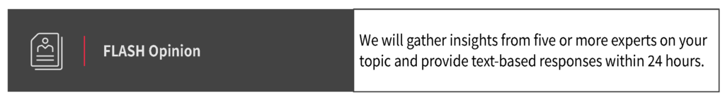 FLASH OPINION service 