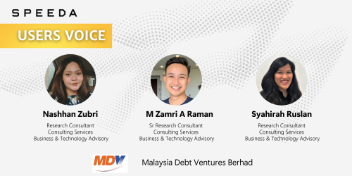 SPEEDA User's Voice | Malaysia Debt Ventures Berhad (MDV)
