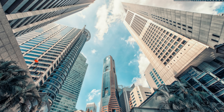 Image of Asian skyscrapers