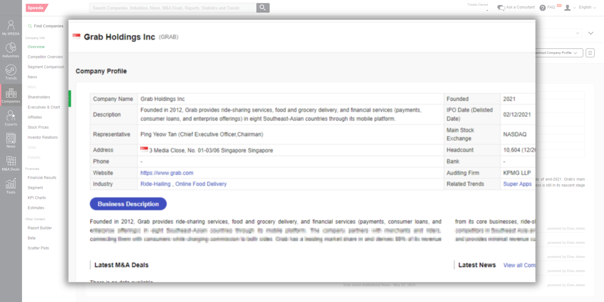 The Guide to Company Profiling in Market Research - Speeda ASEAN