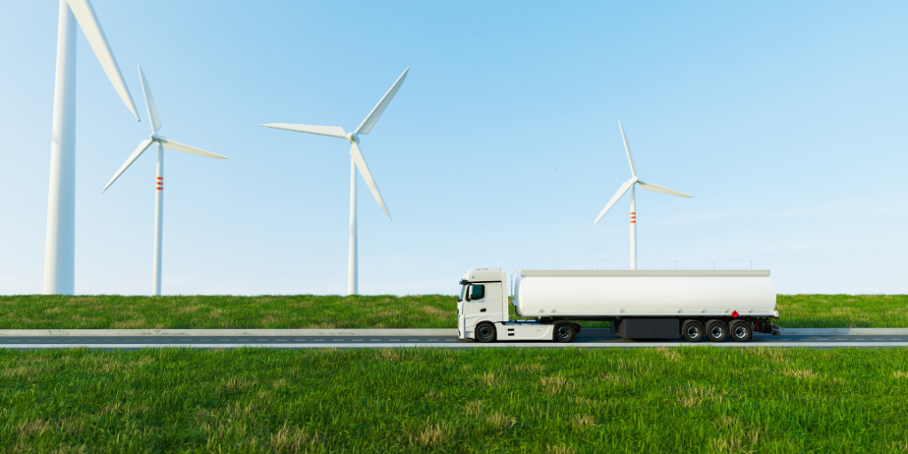 Image of a gas tanker truck.