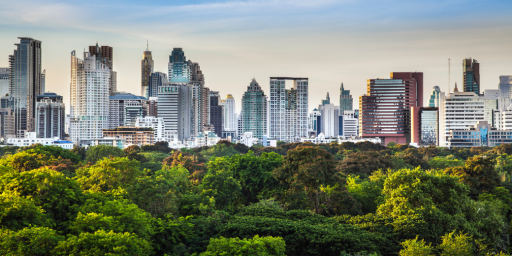 City image with Green