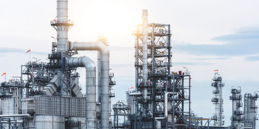 Image of oil and gas refinery plant